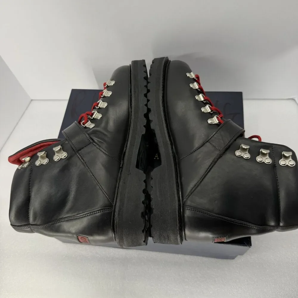 Polo Ralph Lauren Boots Mens 9 B Olympics Team USA Vibram Soles Aleigh Black